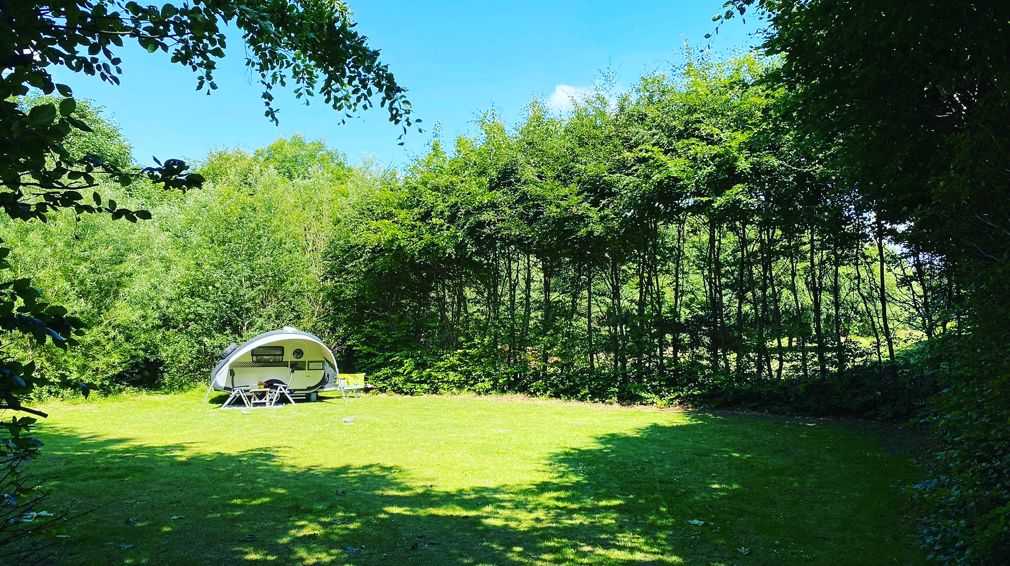 Mini-camping caravan Varde Denemarken