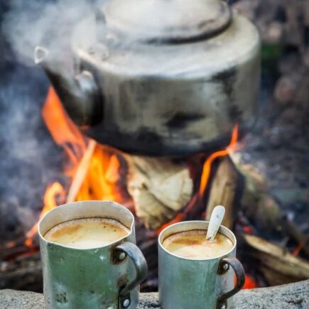 Mini camping Denemarken maak je eigen kampvuur