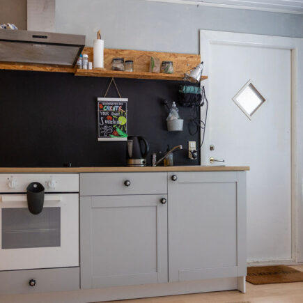 Woonkamer guesthouse Mandø