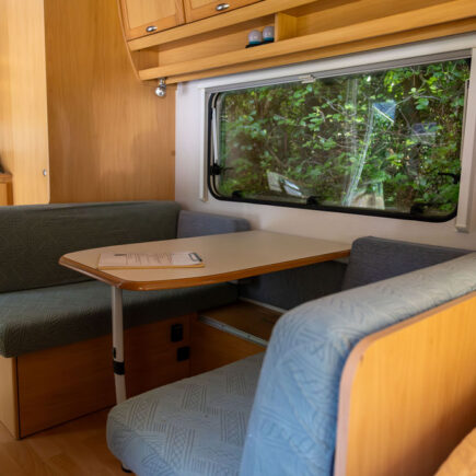 binnenkant caravan