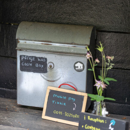 Mini-Camping zelf check in